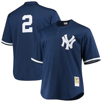 mens mitchell and ness derek jeter navy new york yankees bi